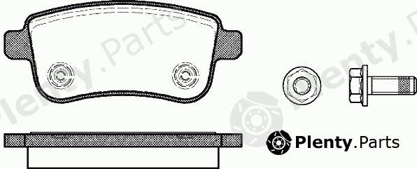  REMSA part 1387.00 (138700) Brake Pad Set, disc brake