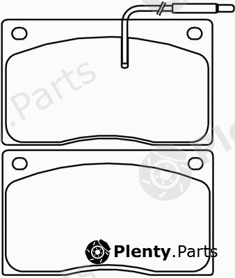  PAGID part T0210 Brake Pad Set, disc brake