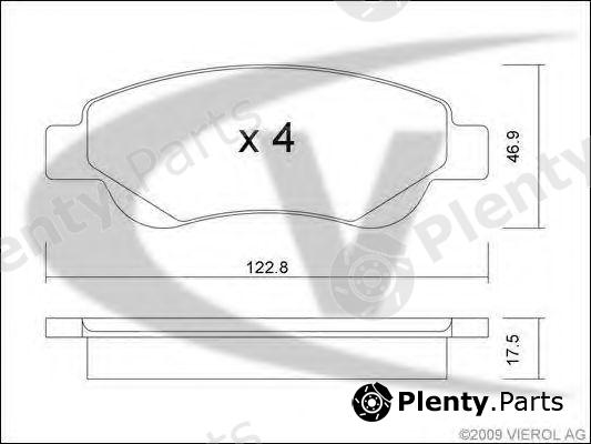  VAICO part V22-0092 (V220092) Brake Pad Set, disc brake