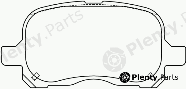  PAGID part T1229 Brake Pad Set, disc brake