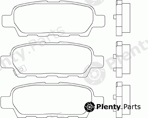  PAGID part T1334 Brake Pad Set, disc brake