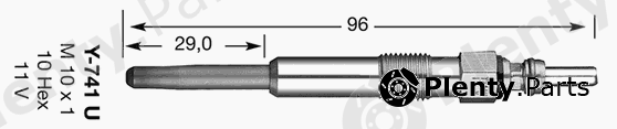  NGK part 6943 Glow Plug