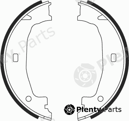  GIRLING part 5184322 Brake Shoe Set, parking brake