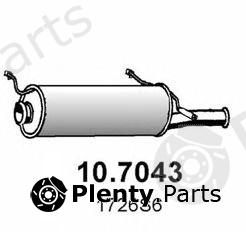  ASSO part 10.7043 (107043) End Silencer