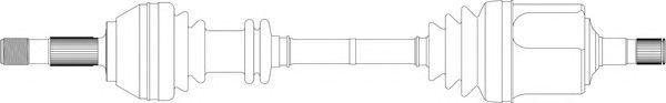  GENERAL RICAMBI part CI3058 Drive Shaft