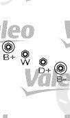  VALEO part 436680 Alternator