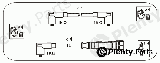  JANMOR part ABM47 Ignition Cable Kit