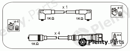  JANMOR part ABM59 Ignition Cable Kit