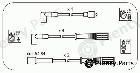  JANMOR part AM38 Ignition Cable Kit