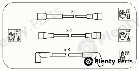 JANMOR part AM51 Ignition Cable Kit