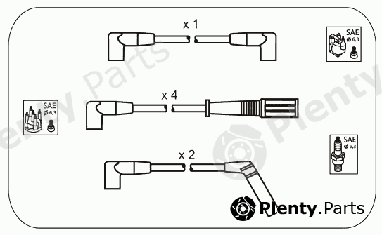  JANMOR part AM65 Ignition Cable Kit