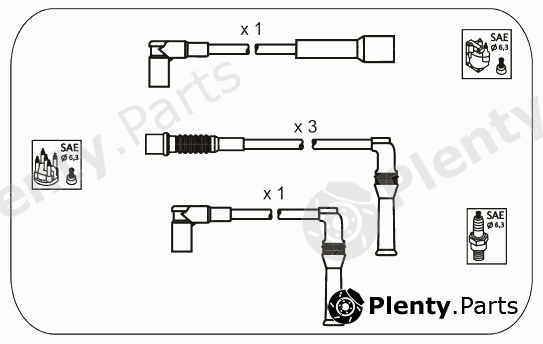  JANMOR part CPS17 Ignition Cable Kit
