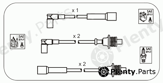  JANMOR part CPS9 Ignition Cable Kit