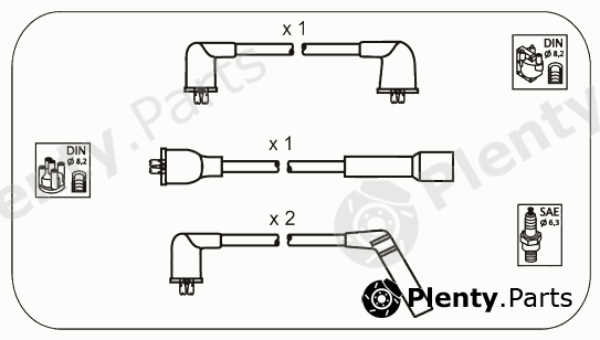  JANMOR part D2S Ignition Cable Kit