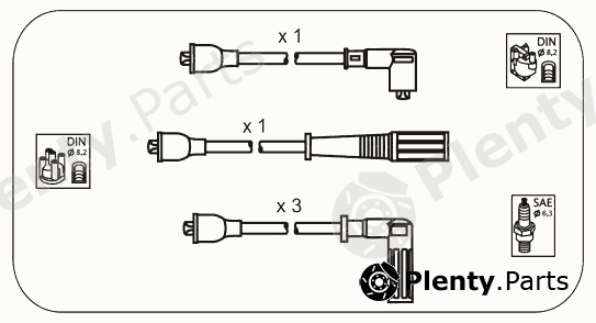  JANMOR part FAS16 Ignition Cable Kit