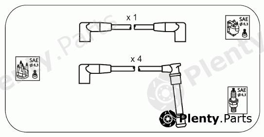  JANMOR part JP109 Ignition Cable Kit