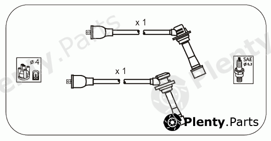  JANMOR part JP136 Ignition Cable Kit