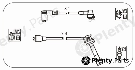  JANMOR part JP150 Ignition Cable Kit