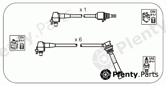  JANMOR part JP152 Ignition Cable Kit