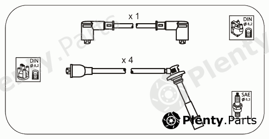  JANMOR part JP153 Ignition Cable Kit