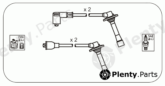  JANMOR part JP155 Ignition Cable Kit