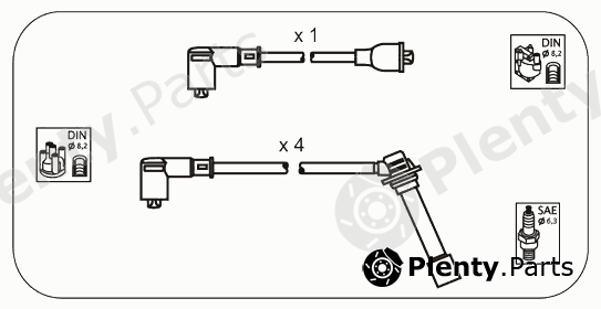  JANMOR part JP156 Ignition Cable Kit