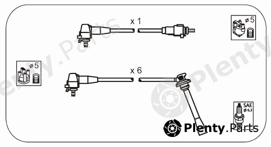  JANMOR part JP210 Ignition Cable Kit