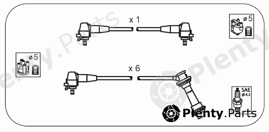  JANMOR part JP211 Ignition Cable Kit