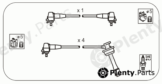  JANMOR part JP223 Ignition Cable Kit