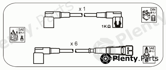  JANMOR part M13 Ignition Cable Kit