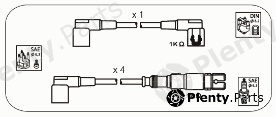  JANMOR part M5 Ignition Cable Kit