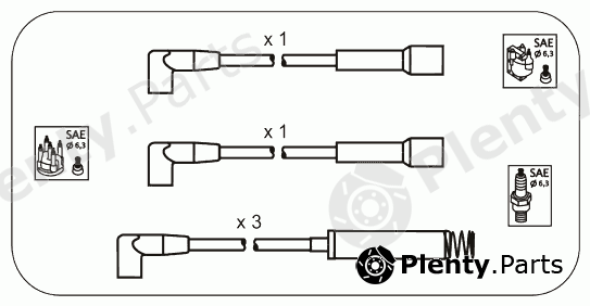  JANMOR part ODS203 Ignition Cable Kit