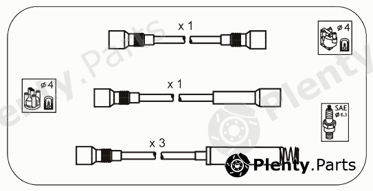 JANMOR part ODS212 Ignition Cable Kit
