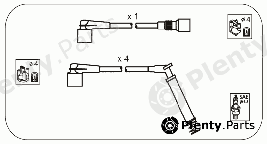  JANMOR part ODS227 Ignition Cable Kit