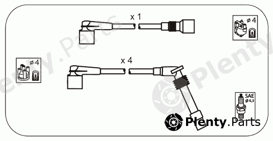  JANMOR part ODS229 Ignition Cable Kit