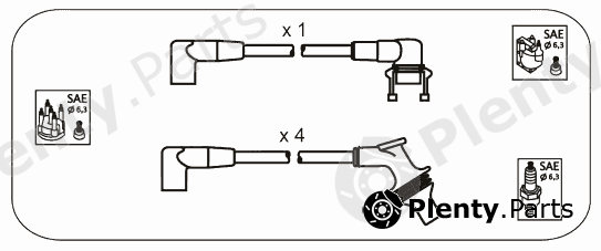  JANMOR part RB7 Ignition Cable Kit