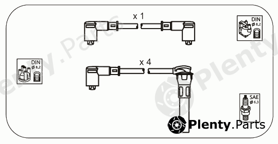  JANMOR part RVS33 Ignition Cable Kit
