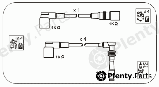  JANMOR part ODS215 Ignition Cable Kit