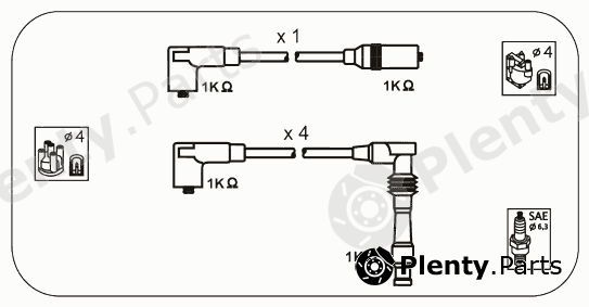  JANMOR part ODS216 Ignition Cable Kit