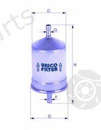  UNICO FILTER part FI7155 Fuel filter