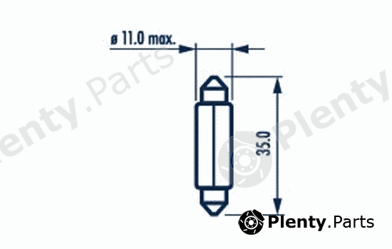  NARVA part 17316 Bulb, interior light