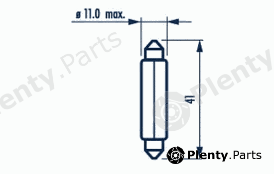  NARVA part 17314 Bulb, interior light