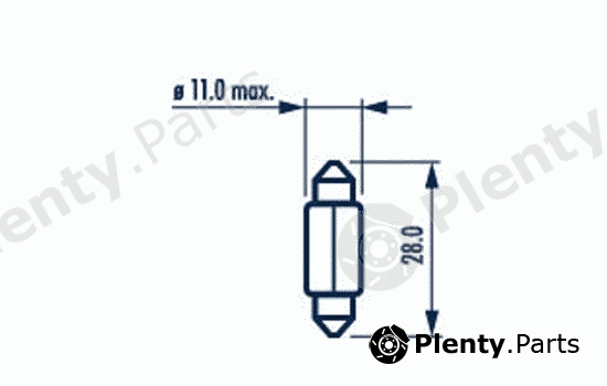  NARVA part 17315 Bulb, interior light