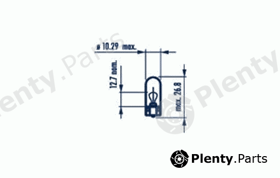  NARVA part 17097 Bulb, auxiliary stop light