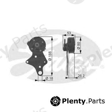  GATES part T36024 Tensioner Pulley, v-ribbed belt