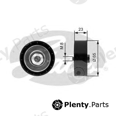  GATES part T36158 Deflection/Guide Pulley, v-ribbed belt