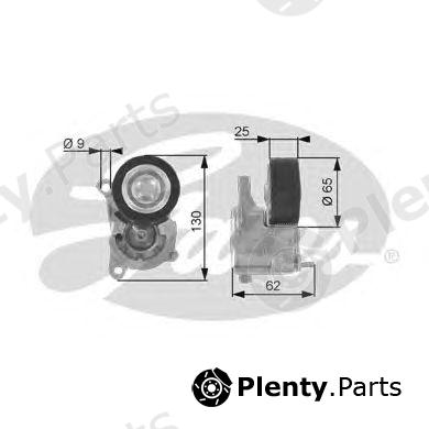  GATES part T38206 Tensioner Pulley, v-ribbed belt