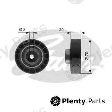  GATES part T39059 Tensioner Pulley, v-ribbed belt