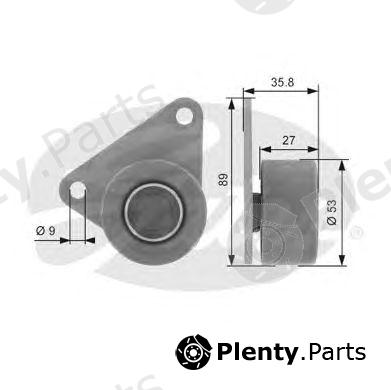  GATES part T42097 Deflection/Guide Pulley, timing belt