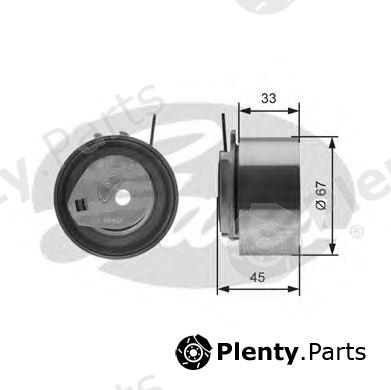  GATES part T43001 Tensioner Pulley, timing belt